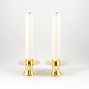 Candeliere con base 7.5 cm in ottone