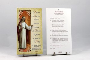 Cartoncino benedizioni pasquali Gesù