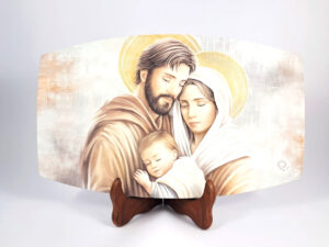 SACRA FAMIGLIA CON AUREOLA